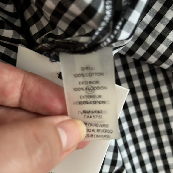 Calvin Klein Black and White Gingham Fit and Flare Dress with Fabric Belt - 12 - Picture 14 of 15